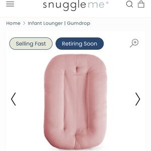 Snuggle Me Pink Infant Lounger
